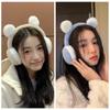 Windproof Winter Plush Earmuffs Warm Women Earflap Korean Bear Ear Earmuffs  Girls