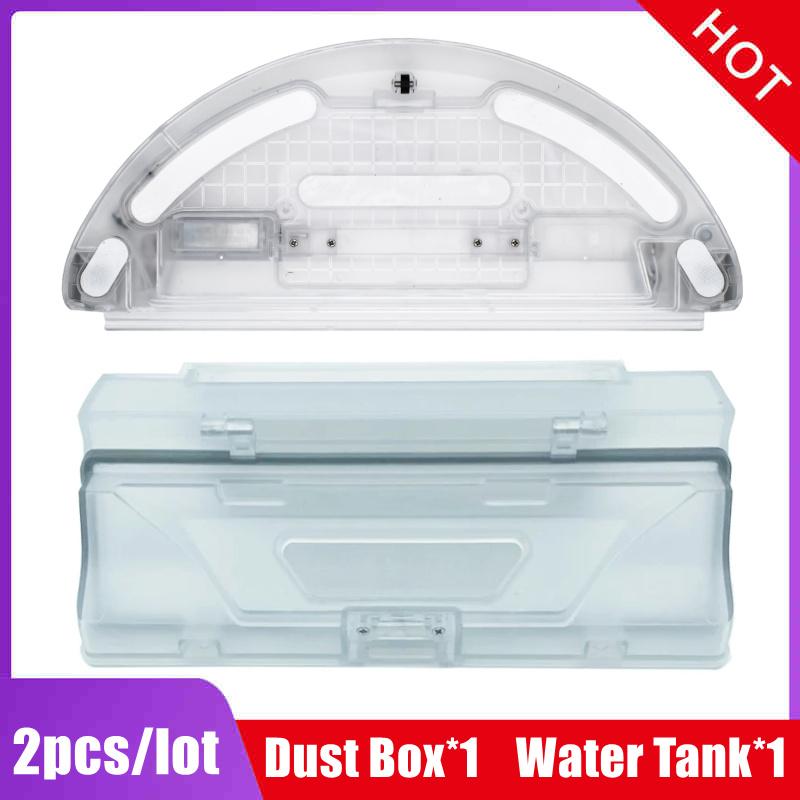 Для XiaoMi Mi Robot Vacuum-Mop 2 Lite 2 Pro MJST1S MJST1SHW BHR5044EU Резервуар для воды Пылесборник Ткань для швабры Запасные части Аксессуары