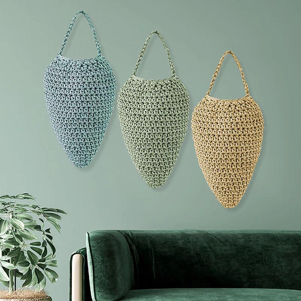Portable Design Crochet Wasp Nest Cotton Rope Woven Honeycomb Decorations Patio Decoration