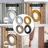 8/16/32/48 PCS Eyelet Curtain Rings Plastic Curtain Grommet Top Multiple Colour Modern Curtains Buckles Home Decoration