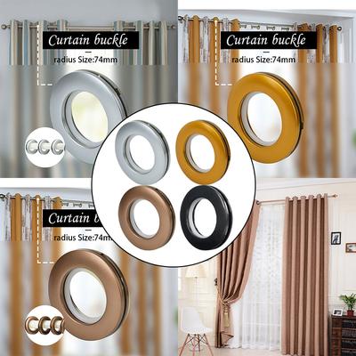 8/16/32/48 ШТ. Кольца для штор с люверсами, Пластиковые люверсы для штор, Верх, Несколько цветов, Современные пряжки для штор, Украшение для дома