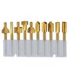 HSS Wood Router Bits Files Titanium Coated Mini 3mm Wood Cutter Milling Fits Dremel Rotary Set Carpenter Tool