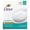 Dove Sensitive Увлажняющий крем-мыло Beauty Bar, 106 г, 12 шт.