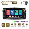 Car Radio Multimedia Player For Toyota Corolla E120 2000-2006 BYD F3 2 Din Android Carplay GPS Autoradio 2+32GB