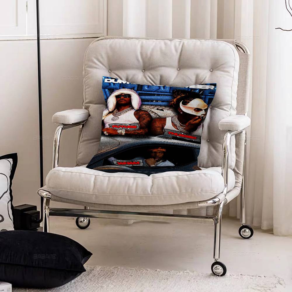 Lil Baby Rapper Decorative Room Aesthetics Pillow Case Home Decor Bedroom Sofa Bed Couch Pillow Cover 45x45