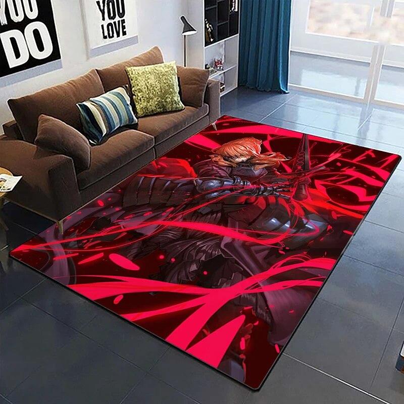 Fate Cartoon HD ковер с принтом, домашний ковер, детская комната, гостиная, стул, прикроватный современный простой напольный коврик, кавайный ковер