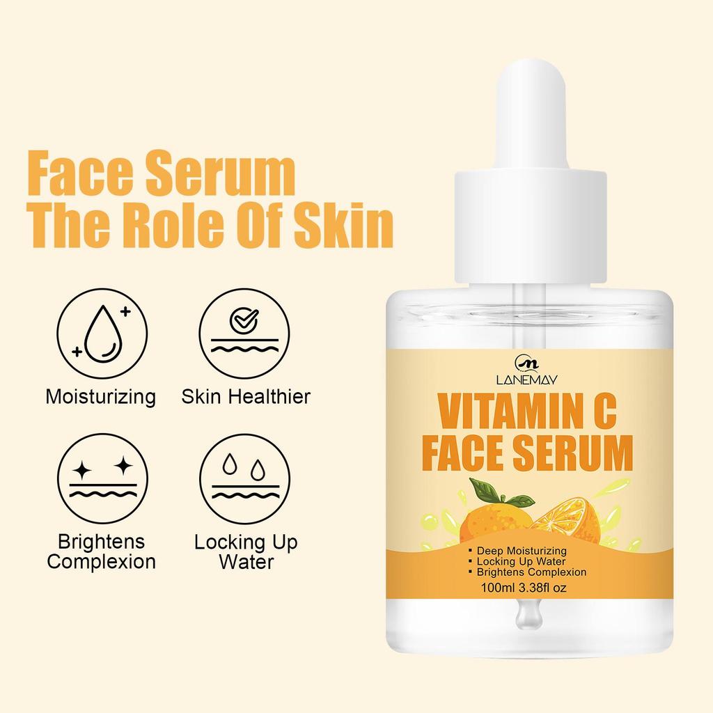 Глубоко увлажняющая и осветляющая эссенция для лица с витамином С