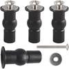 2Pcs/4Pcs Toilet Seat Screw Hinge Expansion Rubber Top Universal Nut Cover Tray Fixing Toilet Blind Hole Bathroom Toilet Seat Parts