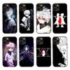 D-69 Hunter X Hunter Black Sofe Case for iPhone 16 15 Plus 14 13 Mini 12 11 Pro 8 6 6S SE 5 XR XS Max Realme C30 C33 C32 9I VIVO V29 V27 V23 Y36