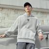 Li Ning Sports Lifestyle Series American Retro Printed флисовый теплый свитер с длинным рукавом и капюшоном, толстовка унисекс, ранняя осень AWDU923-2