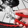Professional Bicycle Brake Shifter Gear Cable Caliper with Plastic Grips High Carbon Steel Brake Gear Inner Wire Cutter Tension Puller Pliers