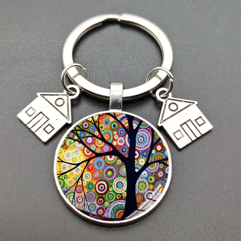 Artistic Glass Keychains