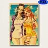 Винтажные аниме ONE PIECE плакаты крафт-бумага ретро постер настенная живопись исследование дома гостиная бар украшения фотографии настенные наклейки