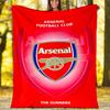 1pc A-Arsenal7 Theme Blanket - Digital Print, Polyester, Cozy for All Seasons, Perfect for Outdoor, and Travel