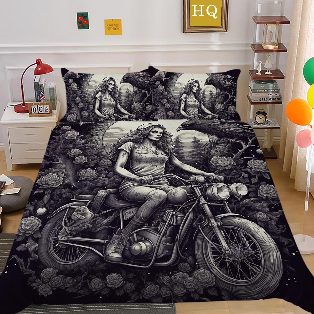 Красивое постельное белье с принтом черепа, одноразмерная полиэстеровая наволочка для девочек и мальчиков, мягкое домашнее постельное белье высокого ранга