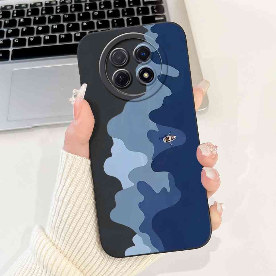For Huawei nova Y91 Case STG-LX1 Cute Cartoon Rabbit Soft Silicone Cover For Huawei Enjoy 60X STG-AL00 6.95" Butterfly Shell