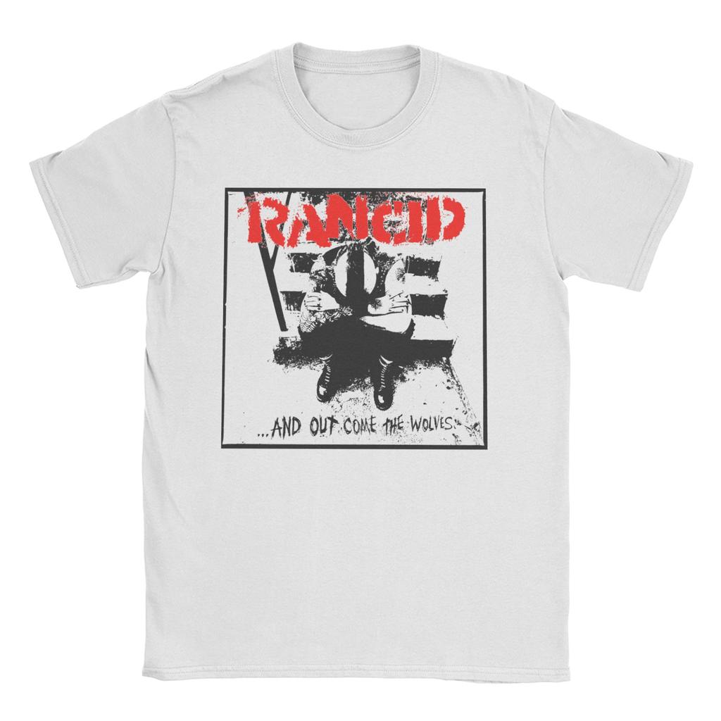 Rancid All Members Music T-Shirt Unisex Women Casual Pure Cotton Tee Shirt Round Collar Short Sleeve T Shirts Gift Idea Tops