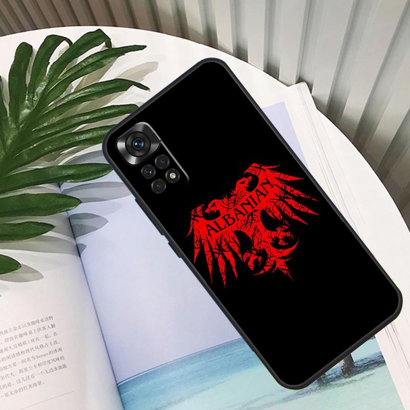 Албания Флаг Орел Чехол Для Xiaomi Redmi Note 11 10 12 13 14 15 Pro Plus Чехол Для Redmi 15C 10C 13C 12C 14C 15