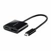 Elecom Docking Station USB-C HDMI Conversion TYPE-C HDMI & Power Supply Port Conversion Adapter Black [Verified Compatibility with iPhone 16 Series] A