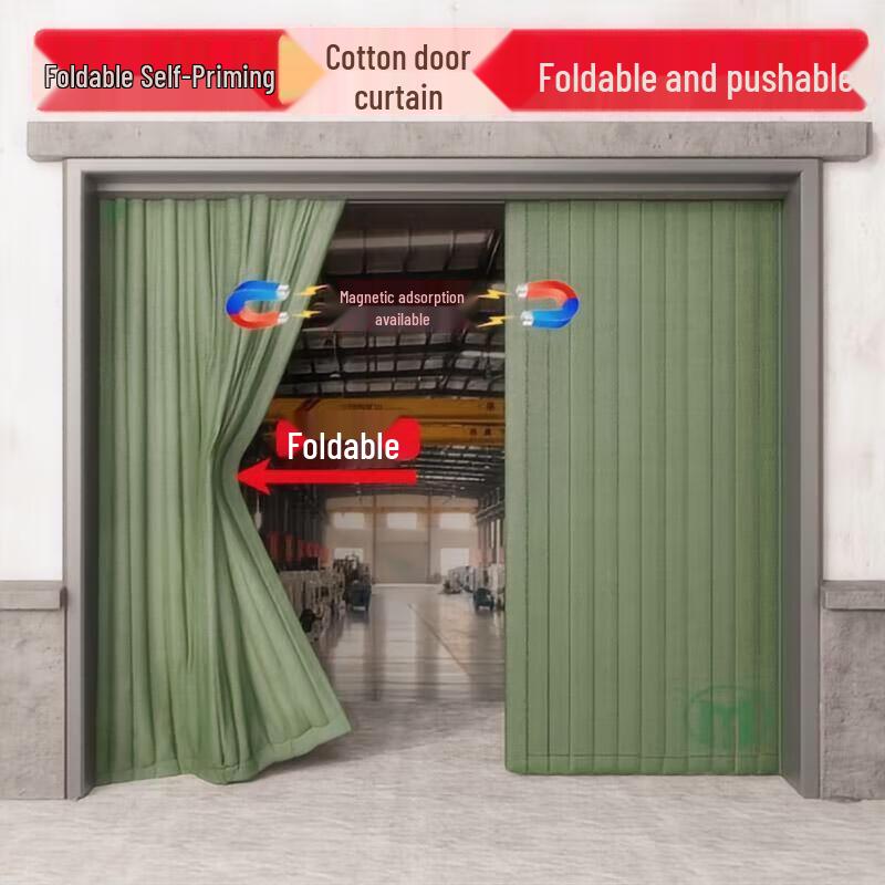 Industrial Windproof Thermal Door Curtain