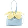 Sweet Flower Drawstring Handbag Polyester Storage Bag Cute Polka Dot Tote Bag  Casual Outings