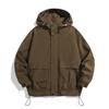 Men's Hooded Casual Waterproof Windbreaker Outdoor Windbreaker Hooded Stormjacket Jacket