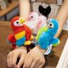 Cute Animal Parrot Snapping Circle Doll Plush Toy Flamingo Bracelet Children's Company Soothing Doll