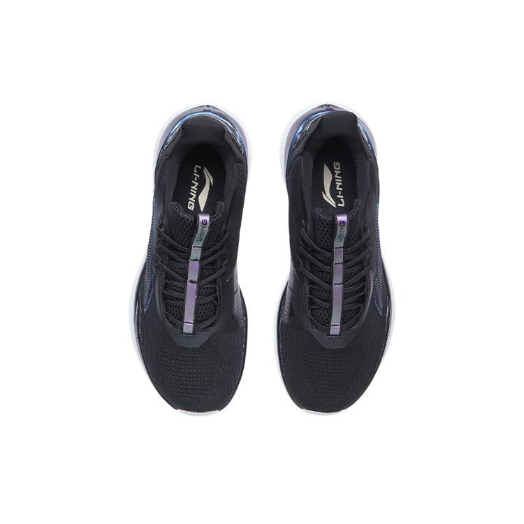 Li Ning Boundless 2 Infinity Дышащие Низкие Беговые Кроссовки Женские Черные AFPR022-4