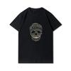 Plus Size 30 Patterns Cotton Harajuku Men T-Shirt Skull Print Tees Round Neck T Shirt Casual Tops