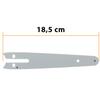Rosfix 6"" guide bar for electric saw + 2x Rosfix 6"" chain for electric saw