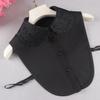 24 Styles Female Chiffon Fake Collar for Women Blouse Shirt False Collar Ladies Lapel Detachable Collar Female Decorative