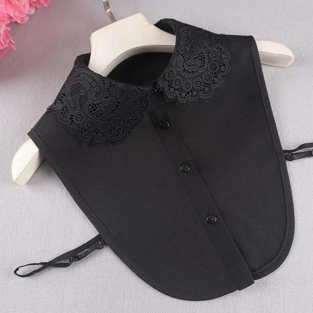 24 Styles Female Chiffon Fake Collar for Women Blouse Shirt False Collar Ladies Lapel Detachable Collar Female Decorative