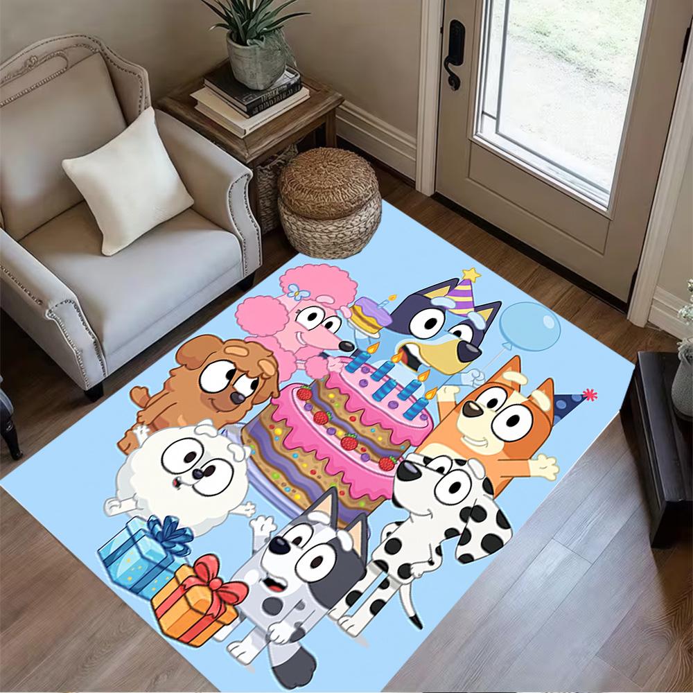 Happy Birthday Celebration! Carpet Design for Dormitory Study room Foyer Kitchen Antislip Carpet Decorate Offices