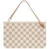 Used AUTHENTIC LOUIS VUITTON Damier Azur Neverfull pouch for MM / GM Pouch