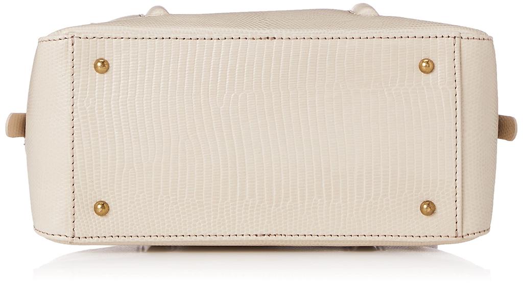 И Jolly Mini Boston Сумка через плечо из тисненой коровьей кожи, один размер, экрю, слоновая кость [Toff Lodestone]