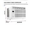 Оптовая продажа Электрический 5000-12000 BTU Мини Инверторный Оконный Портативный Кондиционер С Пультом Управления Энергосберегающий