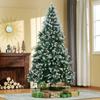 Artificial Christmas Tree 210 cm Green with 1440 PVC Tips and 75 Pine Cones