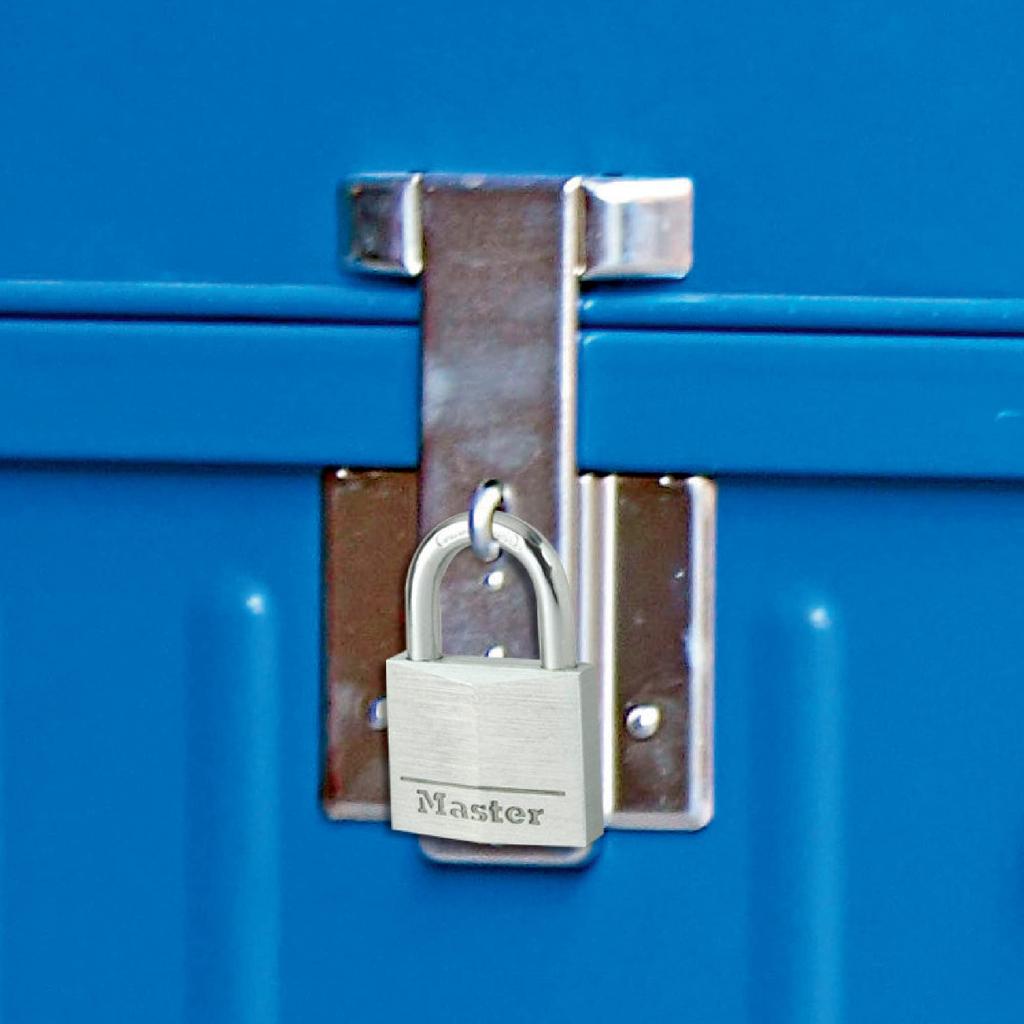 Master Lock Навесной замок Тип ключа Прочный Устойчив к коррозии Легкий Ширина корпуса 40 мм Высота подвешивания Внутренний диаметр 21 мм Алюминиевый Безопасность 9140JAD