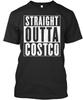 Футболка STRAIGHT OUTTA COSTCO 100% Хлопок Мужские Футболки Топ Сделано в США Футболка Футболка Топ Унисекс