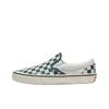 Classic Slip-On Checkerboard - Green True White Unisex Sneakers VN000BVZBGN