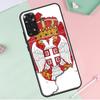 Чехол с флагом Сербии для Redmi Note 12 Pro Plus для Redmi Note 10 8 9 11 Pro 12S 11S 10S 9S 9C 10C 12C