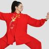 красный комплект с длинным рукавом (xs-xxxl)