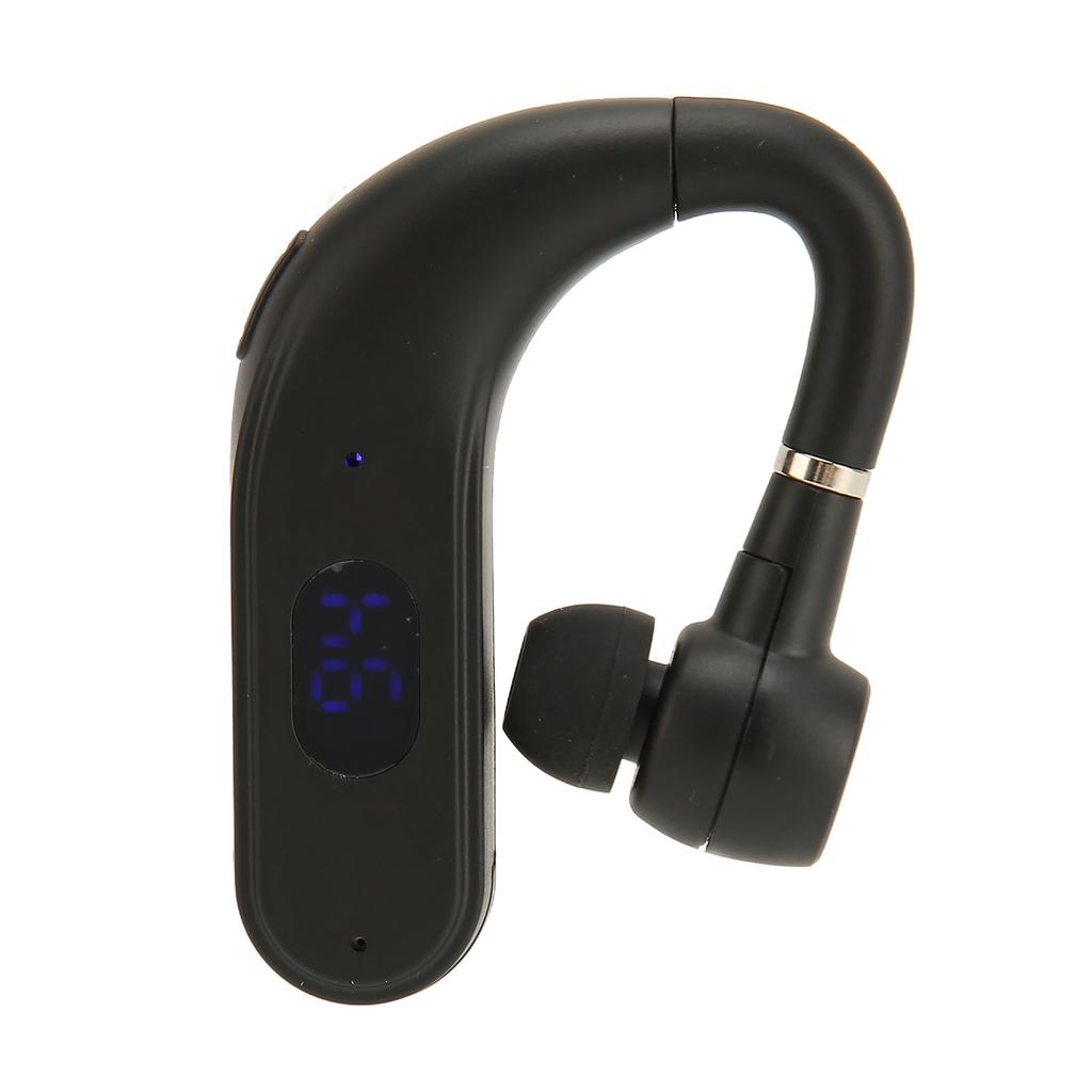 Bone Conduction Earpiece Waterproof Replaceable Battery Dual Batteries LED Digital Display Wireless