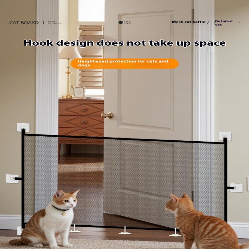 Складной забор для собак, сетка для изоляции питомцев, защитный забор, волшебные ворота для питомцев, дверь безопасности для детей