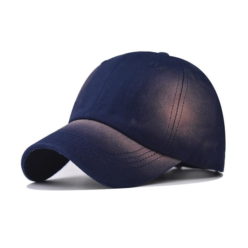 Denim Cotton Washed Baseball Hat With Adjustable Strap For Year Round Wear