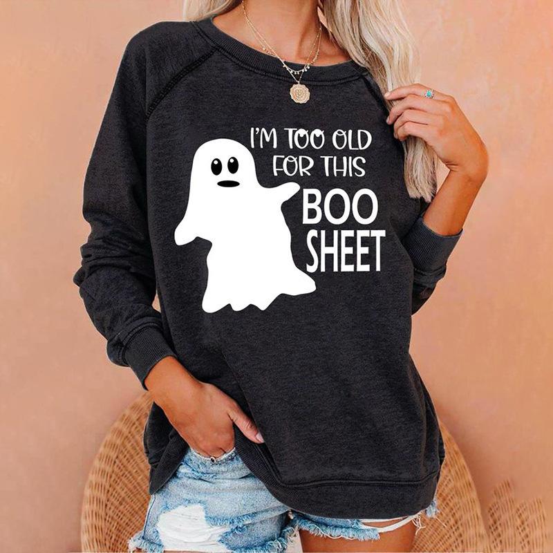 Shoulder Sleeves for Spring Autumn Comfortable and Fashionable Simple and Loose 3D Digital Printed Women's Clothing Pullovers & Long Sleeves