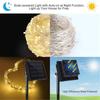 Solar Outdoor Light String 8-mode Fairy Fairy Tale Solar LED Light String Outdoor Christmas Day Decoration Party Atmosphere Light Landscape Light