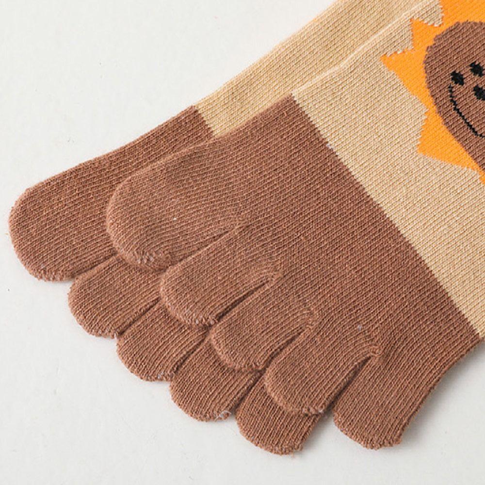 Sweat-absorbing Five-finger Socks Children's Cotton Socks Comfortable Long Tube Socks