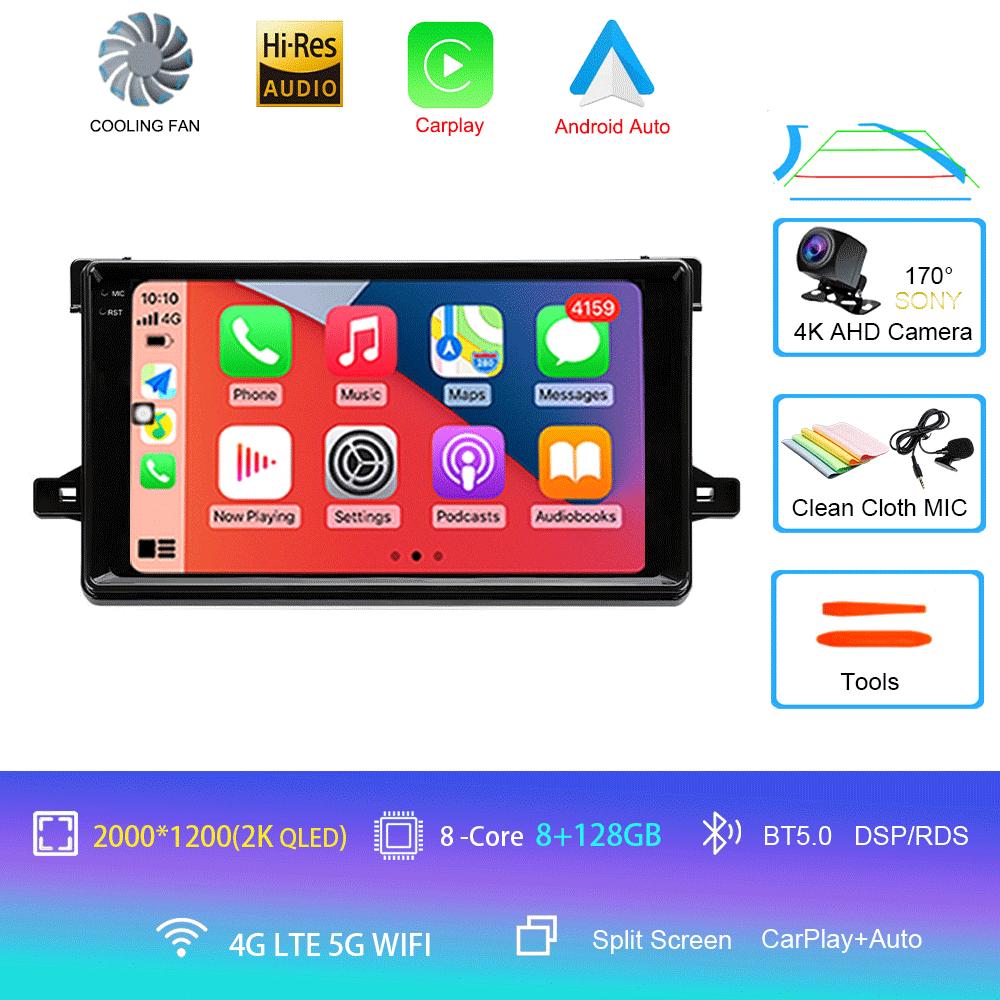 Android 14 для Toyota Prius XW50 2015 2016 2017 2018 2019 2020 Автомобильное радио GPS Carplay Мультимедийный плеер Навигация Стерео Авто BT
