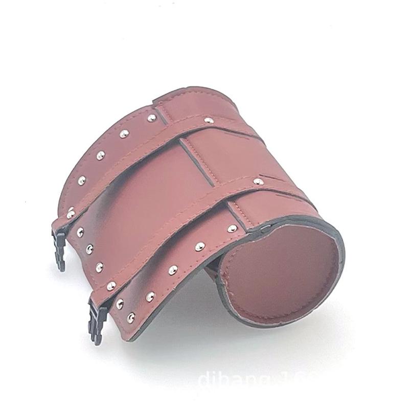 PU Leather Universal Motorcycle Tool Bag Waterproof Front Fork Handlebar Toolkit Vintage Roll Hanging Storage Barrel